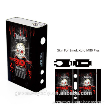 Unique design, wholesale m80 skin smok xpro m80 plus skin mod sticker / wrap M80 / istick 50w sticker waterproof